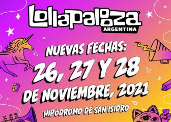 Lollapalooza Argentina 2021: nueva fechas, entradas y artistas confirmados