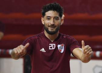 Una baja en River: Casco dio positivo de COVID-19