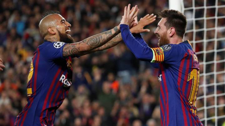 Arturo Vidal devuelve los elogios a Messi: "gracias extraterrestre"