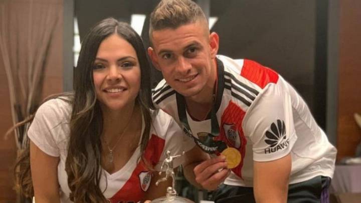 Ana Caicedo, pareja de Rafael Santos Borré, confirmó que su hija nacerá en Argentina