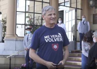 Viggo Mortensen volvió a demostar su amor por San Lorenzo