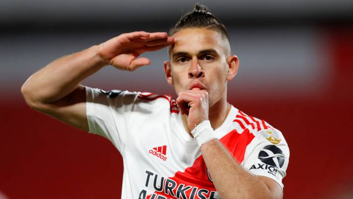 Borré aporta tranquilidad: "Estoy pensando en River"