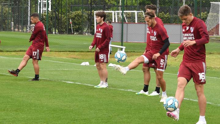 Zuculini se sumó a la enfermería riverplatense