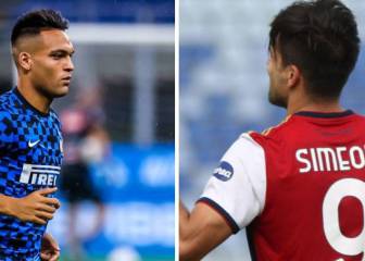 Simeone y Lautaro, dos trayectorias opuestas