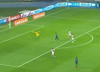 ¡Lautaro suma y sigue! Regalo de Paredes y definición exquisita del Toro ante Gallese en el segundo