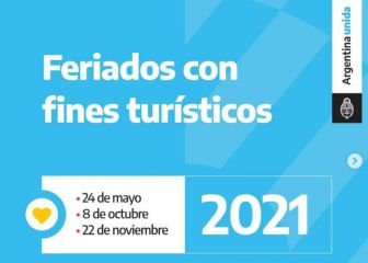 Feriados en Argentina en 2021: ¿cuáles son los puentes del próximo año?