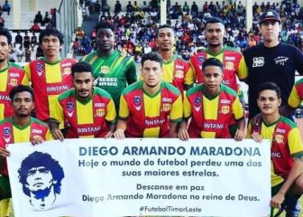 Homenajes a Maradona desde Ruanda o Timor Oriental