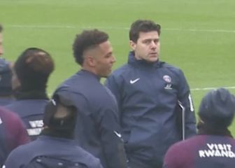 Pochettino supervisa a sus pupilos en su segunda práctica