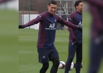 La reacción de sus compañeros y el 'bailecito' hablan por sí solos: el doble lujo de Di María...