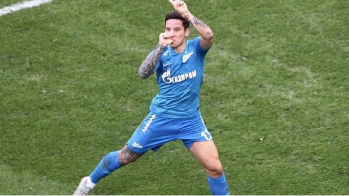 El delantero de 25 años, que suena para volver a River, pasa por dificultades en el Zenit de San Petersburgo con una alarmante sequía anotadora.