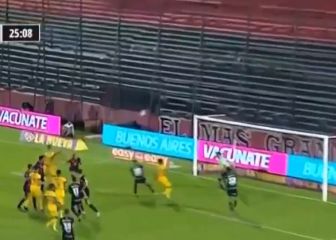 Se le complicaba el partido a Boca y apareció de nuevo el Cali Izquierdoz de cabeza