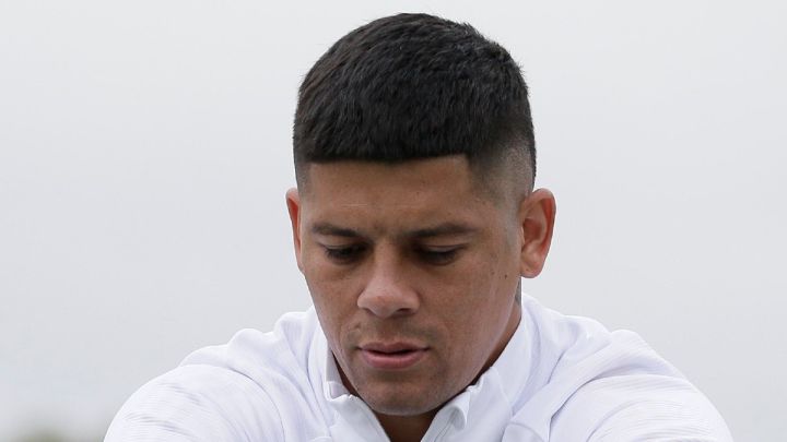 En la semana previa al clásico, Rojo se sumó al trabajo grupal