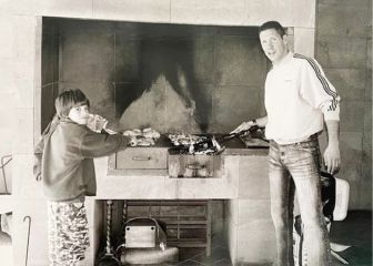 Los Simeone y un emotivo recuerdo