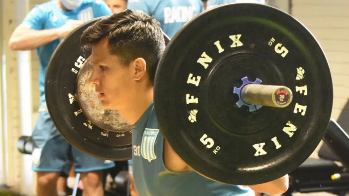 Racing: Sigali y Soto regresaron al trabajo