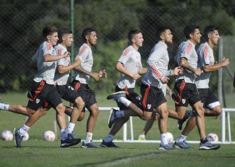 River se entrenó en Ezeiza pensando en Central Córdoba