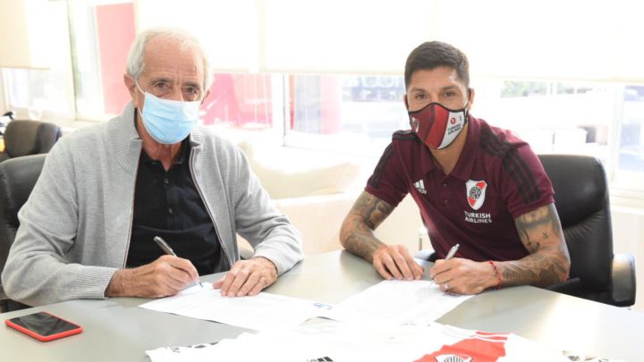 Enzo Pérez renovó su vínculo con River hasta 2023