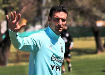 Scaloni ya está en Argentina