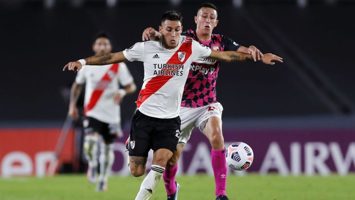 Con el triunfo heroico logrado ante Independiente Santa Fe, el equipo de Gallardo queda al borde de la clasificación con solo un partido por jugar.