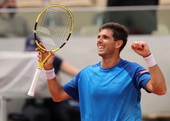 Delbonis rompe su récord con un triunfo ante Fognini