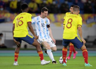 Argentina pierde dos puntos con Colombia en Barranquilla