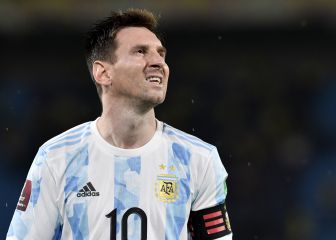 Messi sale a escena