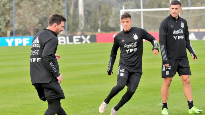 Argentina entrena en Ezeiza con la cabeza puesta en Bolivia