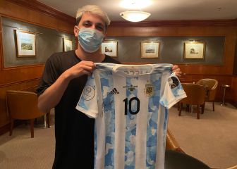 El brasileño que animaba a Argentina y consiguió la camiseta de Messi en la final de la Copa América