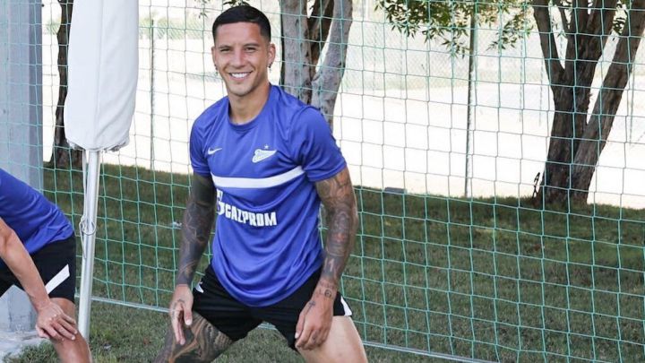 Driussi entrena con el Zenit