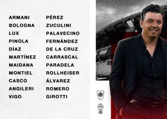 Gallardo concentra a todos, pero pondría suplentes