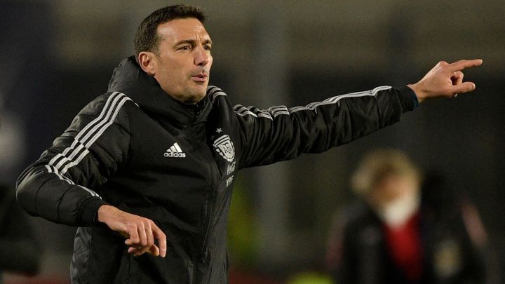 Scaloni: "Nosotros nunca regulamos"