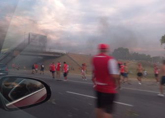 La barra de Independiente libera un piquete en la autopista y se produce un fallecimiento