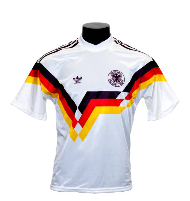 Camiseta de la selección alemana en el Mundial de 1990.