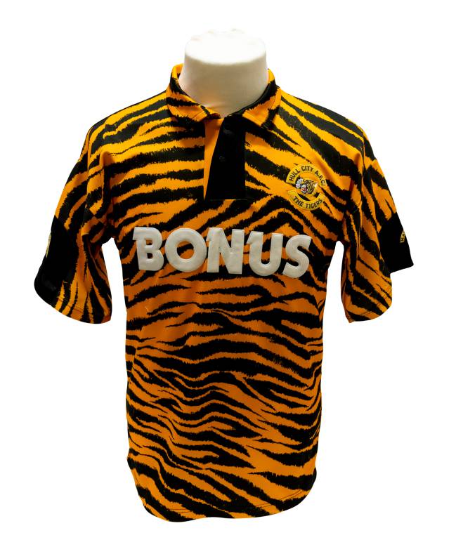 Camiseta del Hull City. Temporada 1992/1993.