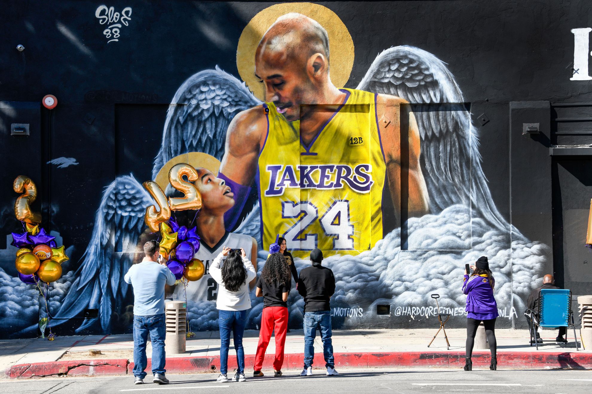 Mural Kobe Bryant.