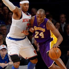 Carmelo Anthony abrumó a Bryant antes de lesionarse Carmelo Anthony abrumó a Bryant antes de lesionarse