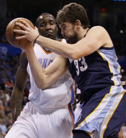 Los Thunder de Ibaka someten a los Grizzlies de Marc Gasol Los Thunder de Ibaka someten a los Grizzlies de Marc Gasol
