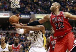 Los Pacers ganan el duelo a los Bulls y comparten liderato Los Pacers ganan el duelo a los Bulls y comparten liderato