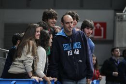 Homenaje a Carlos Jiménez en el Estudiantes-Unicaja Homenaje a Carlos Jiménez en el Estudiantes-Unicaja