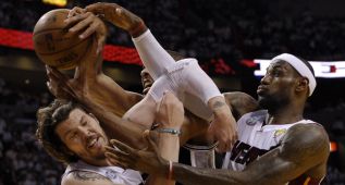 Las mejores imágenes del sexto partido Heat-Spurs
