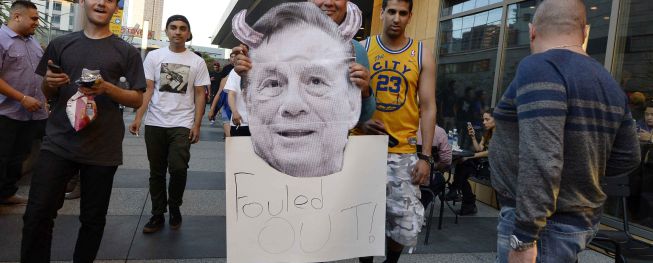 Sterling pierde el juicio y el control sobre los Clippers Sterling pierde el juicio y el control sobre los Clippers