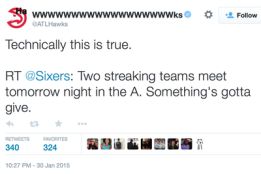 El Twitter de los Hawks no admite más victorias