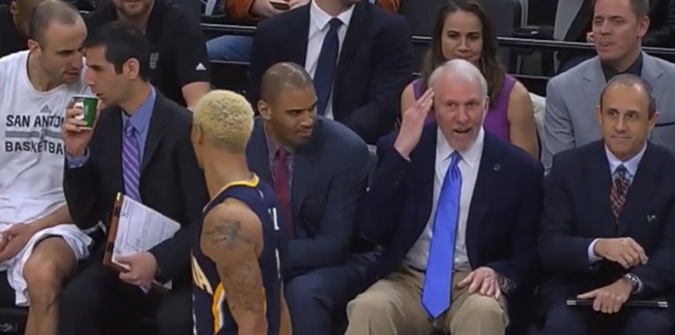 Popovich y el pelo de George Hill: "Ojalá tuviera su valentía"