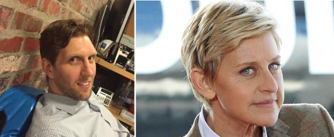 Duda en el vestuario de Dallas: ¿Nowitzki o Ellen DeGeneres?