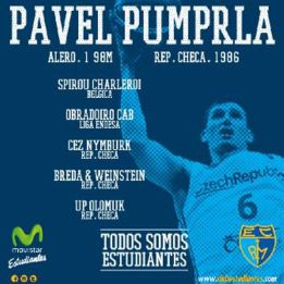 Pavel Pumprla, nuevo refuerzo para un Estudiantes colista