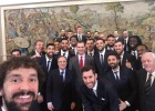 El Rey recibe en La Zarzuela al Real Madrid campeón de Copa