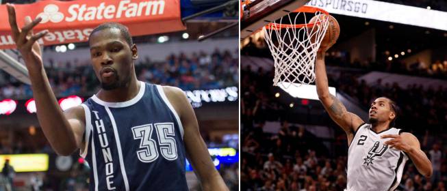 ¿Son de verdad favoritos los Spurs? Kawhi vs Durant: 11-12