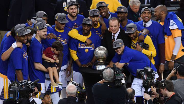 Así celebraron los Warriors el pase a las Finales de la NBA