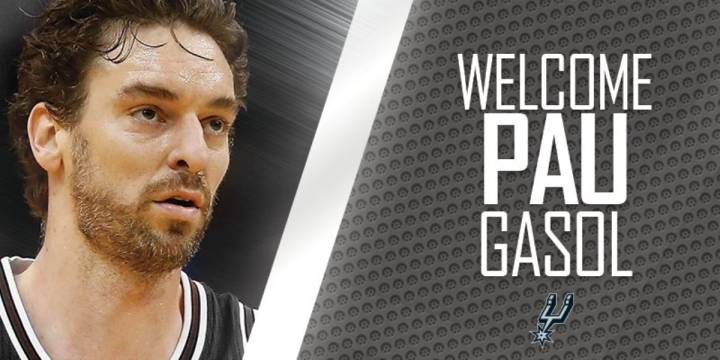 Los Spurs anuncian a Pau Gasol y los Bulls se despiden de él