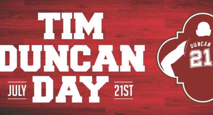 21 de julio: Tim Duncan tendrá su propio día en San Antonio