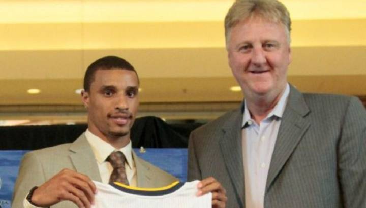 La mala actitud de Larry Bird en el traspaso de George Hill